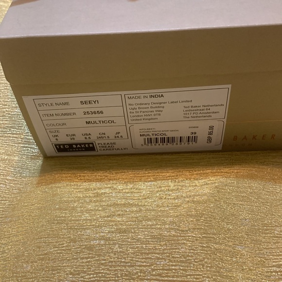 Ted Baker Sandals Brand New in Box - Picture 2 of 5